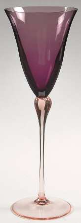 Galleria Amethyst Pink Wine Glass