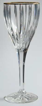 Golden Tiara Wine Glass