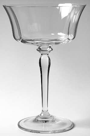 Jamestown Clear (No Trim) Champagne/Tall Sherbet