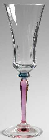 Jamestown Ruby Fluted Champagne