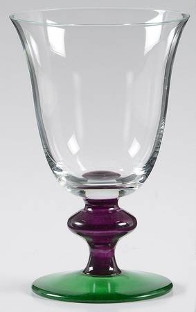 Jazz Violet Green Water Goblet