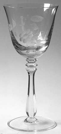 Just Flowers Water Goblet