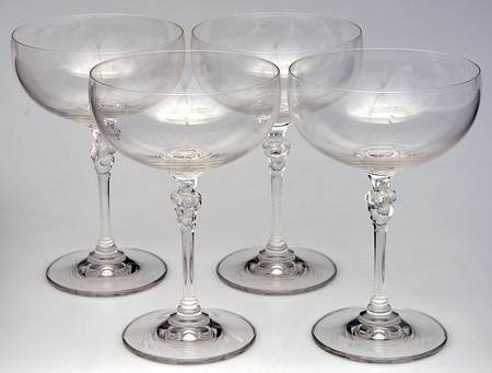 L'Amour Champagne/Tall Sherbet - Set of 4