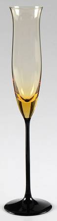 Lido Amber Black Fluted Champagne