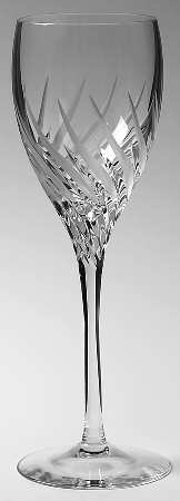 Mardi Gras Wine Glass