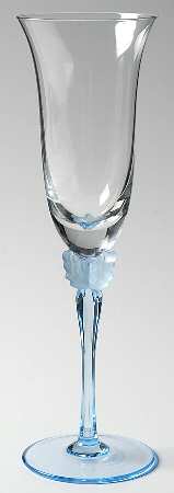Mariposa Blue Fluted Champagne by Mikasa