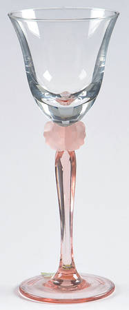 Mariposa Pink Blush Cordial Glass