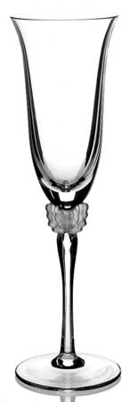Mariposa Frosted Clear Fluted Champagne