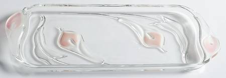 Mayfair (Pink Frosted Accents) Canape Tray