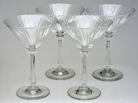 Melody (Newer, Rib Optic) Martini - Set of 4