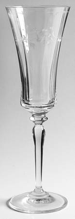 Monticello Clear Fluted Champagne