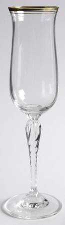 Napoli Gold Fluted Champagne