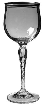 Napoli Gold Wine Glass