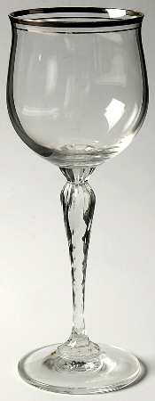 Napoli Platinum Wine Glass