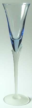 Palladium Blue Fluted Champagne