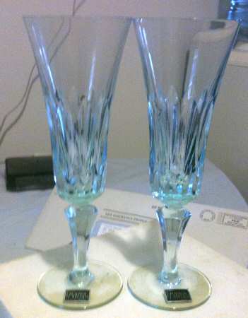 Paris Clear Fluted Champagne