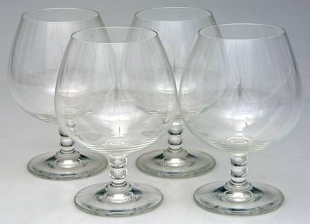 Pearls Brandy Glass - Set of 4