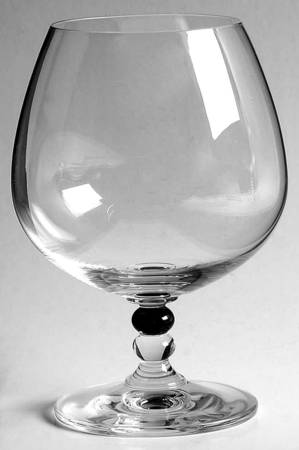 Pearl Ebony Brandy Glass