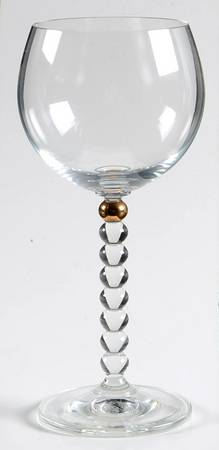 Pearl Gold Wine Glass