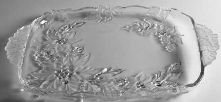 Poinsettia Rectangular Tray