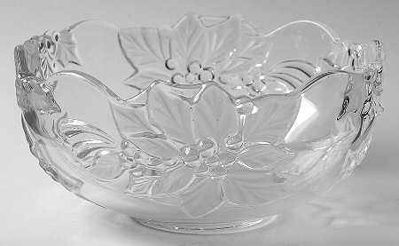 Poinsettia 8" Round Bowl
