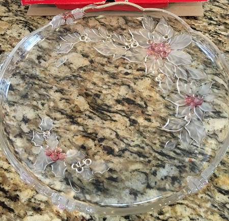 Poinsettia Service Plate