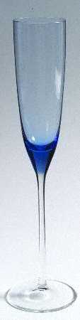Rivoli Slate Blue Fluted Champagne