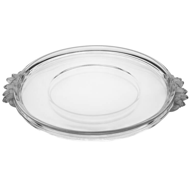 Satin Rose Handled Cake Plate