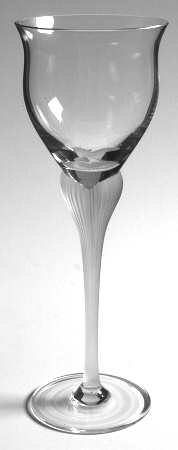 Sea Mist Clear Frost Stem Wine Glass
