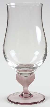 Sea Mist Amethyst Frosted Stem Iced Tea