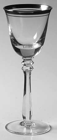 Silver Mist Cordial Glass
