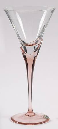 Skyline Pink Wine Glass