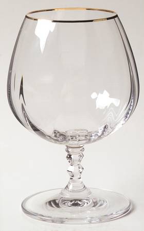 Sonata Gold Brandy Glass