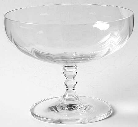 Sonnet (Newer, Optic, No Trim) 4" Height Open Compote