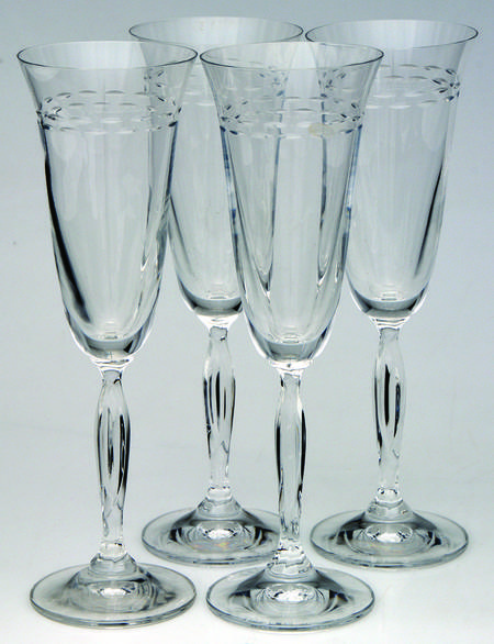 Sutton Point Fluted Champagne - Set of 4