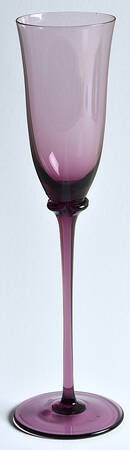 Tulip Amethyst Fluted Champagne
