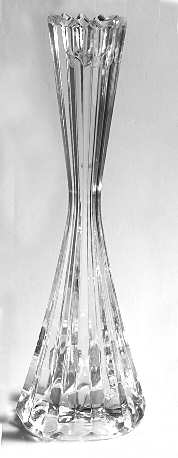 Viscount Clear Tall Single Light Candlestick