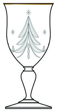 Yule Magic Water Goblet