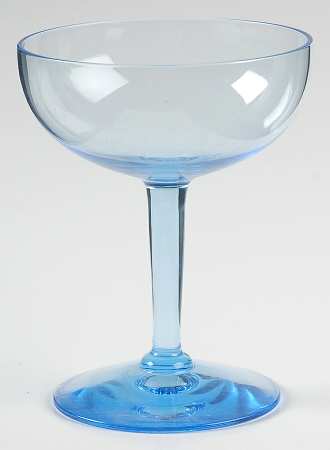 Plantation Blue (Light Blue) Champagne/Tall Sherbet