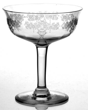 Roseland Clear Champagne/Tall Sherbet