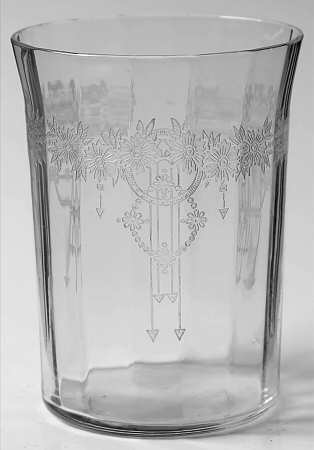 Roseland Clear 9 Oz Flat Tumbler