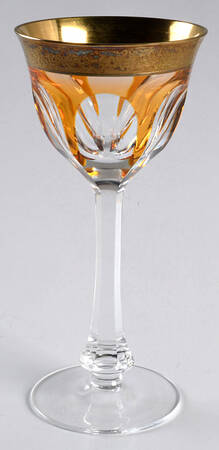 Lady Hamilton Gold Encrusted Band Amber Hock Wine