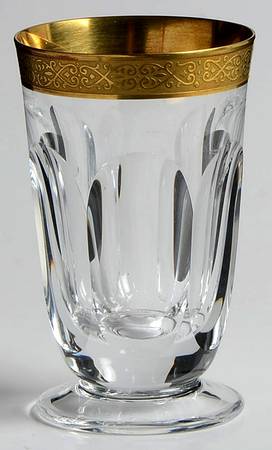 Lady Hamilton Gold Encrusted Band Shot Glass