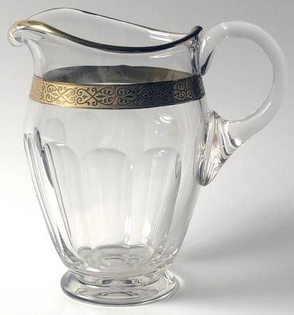 Lady Hamilton Gold Encrusted Band 48 Oz Pitcher