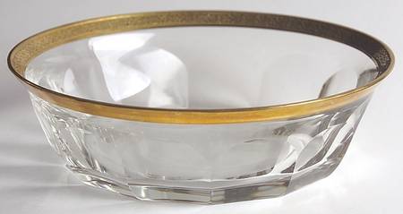 Lady Hamilton Gold Encrusted Band Finger Bowl