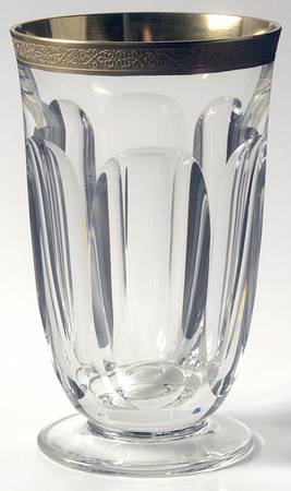 Lady Hamilton Gold Encrusted Band Highball Glass