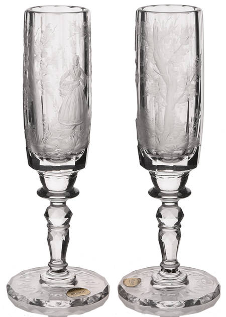 Maria Theresa (Etch) Fluted Champagne