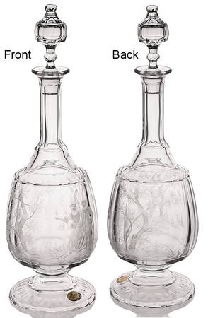 Maria Theresa (Etch) Large Decanter & Stopper