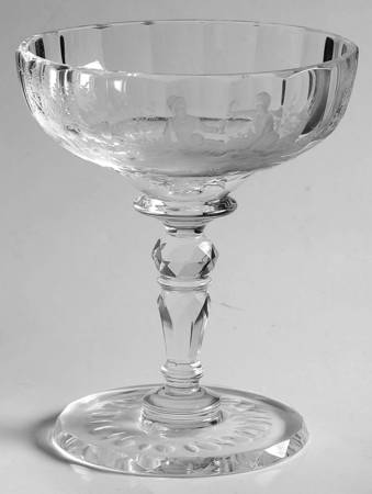 Maria Theresa (Etch) Champagne/Tall Sherbet