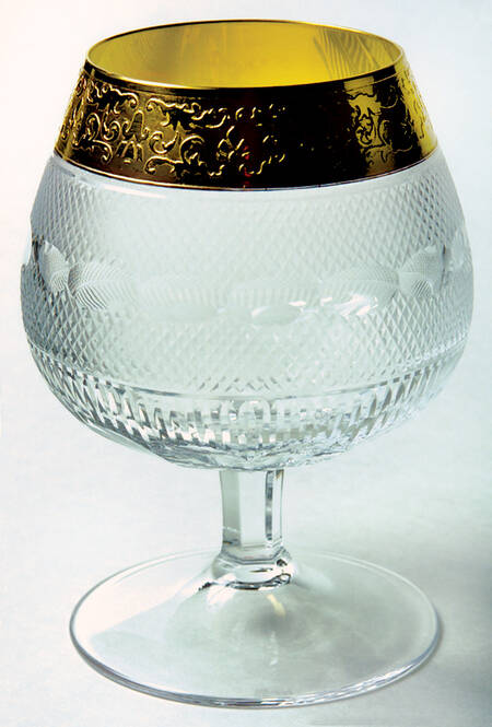 Splendid (Gold) Small Brandy Glass
